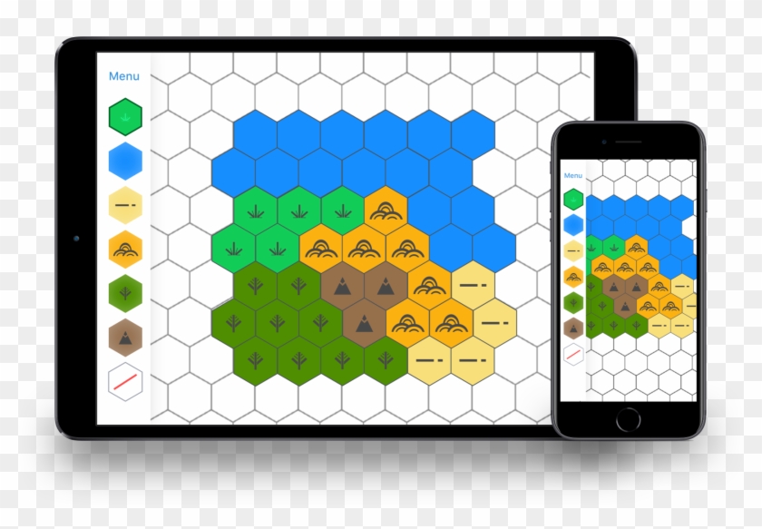 Hex Map Maker Frimicc - Smartphone Clipart #706382