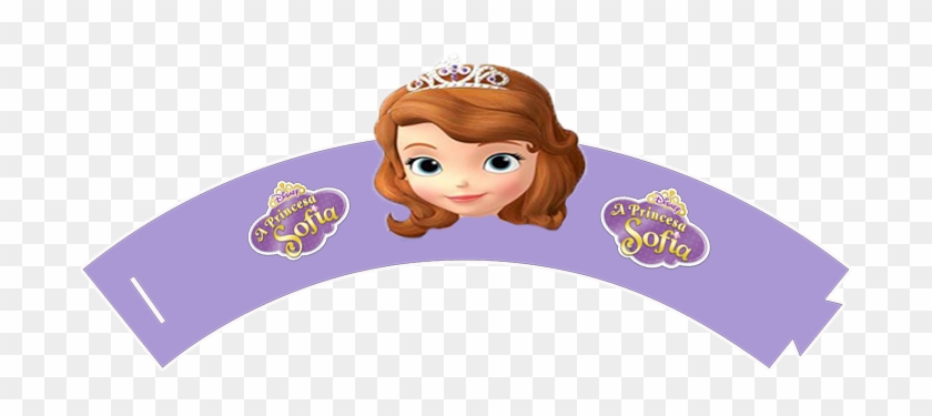 Kit Festa Princesa Sofia Para Imprimir Grátis Toda - Sofia The First Printable Cupcake Wrappers Clipart
