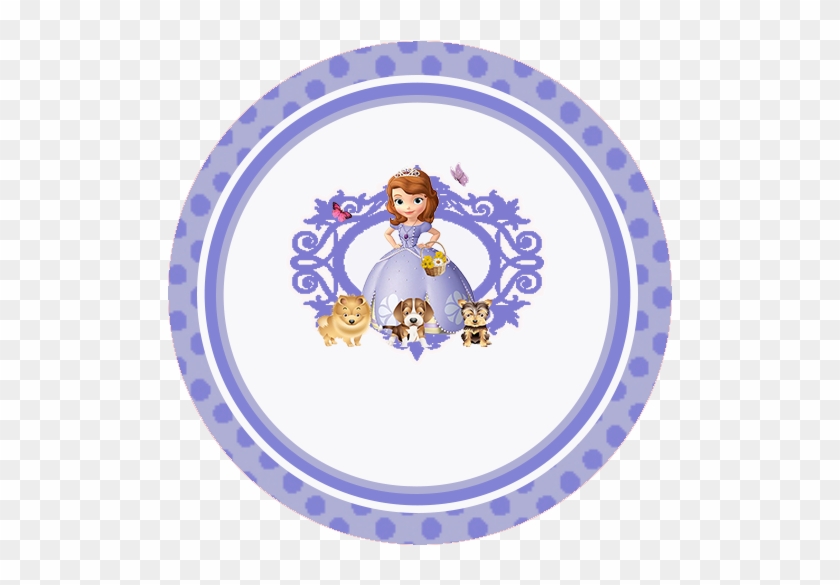 Toppers Or Free Printable Candy Bar Labels For A Princess - Sofia The First Clipart #706827