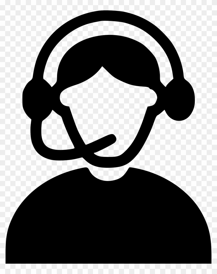Headphones Clipart Word Work Center - Call Center Agent Icon Png Transparent Png #706939