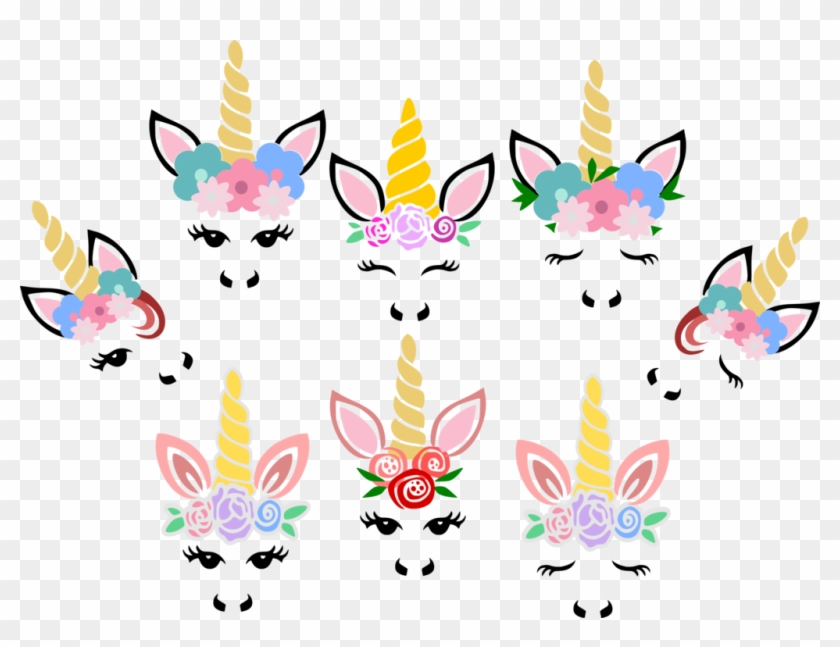 Face Svg Cut Files - Free Unicorn Faces Svg Clipart #707259