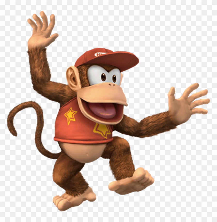 Diddykongpng - Super Smash Bros Diddy Kong Clipart