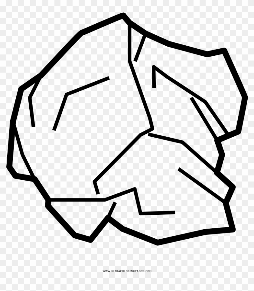 Dibujo De Un Papel Arrugado Clipart