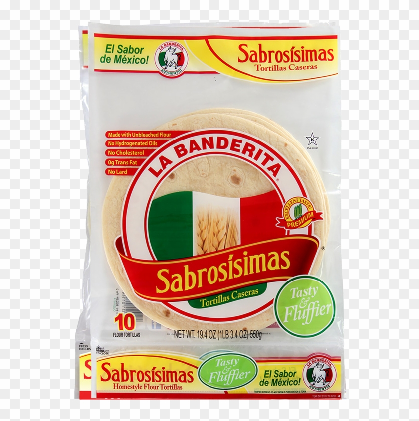 Large Sabrosisima Flour Tortillas - Corn Tortilla Clipart #707397