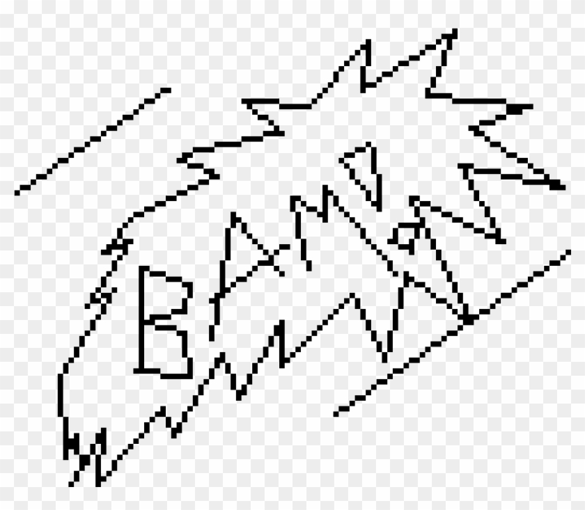 Bam - Line Art Clipart