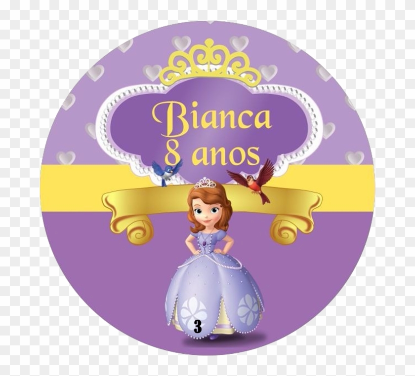 50 Adesivos Personalizados Princesinha Sofia - Masha Y El Oso Clipart #707427