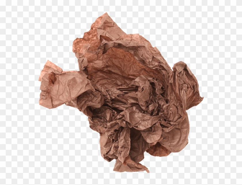 Crumpled Paper - Chocolate Clipart