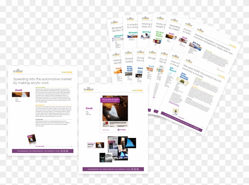 Internal Presentation Case Studies - Brochure Clipart