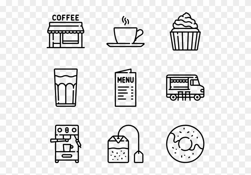 Coffee Shop - Kitchen Icon Transparent Background Clipart #707527