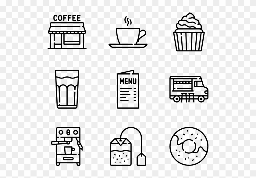 Coffee Shop - Kitchen Icon Transparent Background Clipart