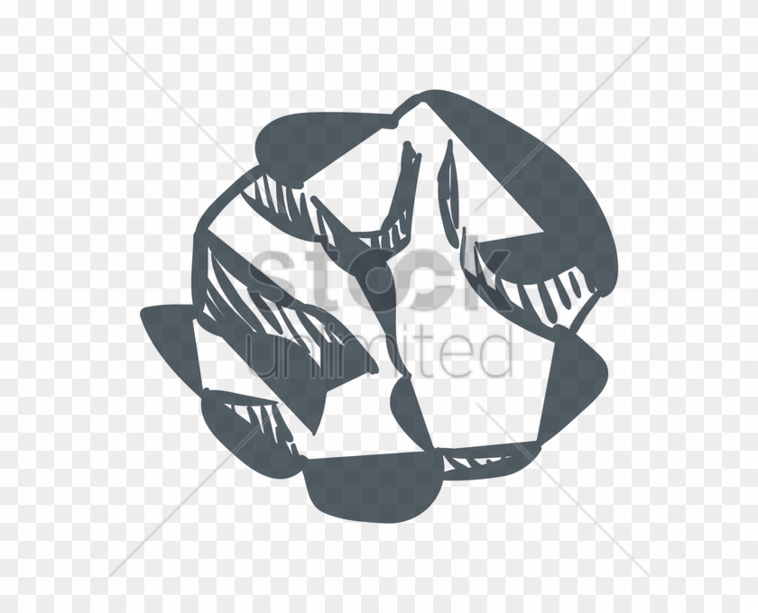 Crumpled Paper Clipart 4 By Charles - Paper Ball Vector Png Transparent Png #707574