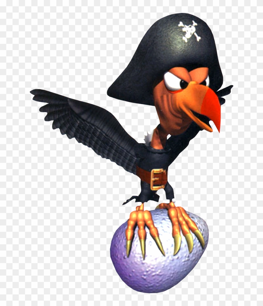 665 X 916 7 - Donkey Kong Country 2 Krow Clipart