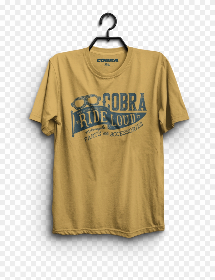 Cobra Tshirt Mockup Flag Gold V1 Clipart