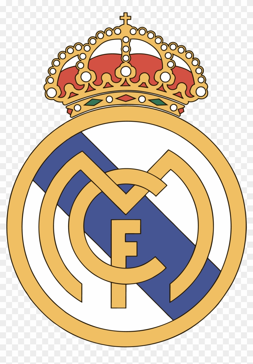 Real Madrid C F Logo Png Transparent - Logo Real Madrid Dream League Soccer 2019 Clipart