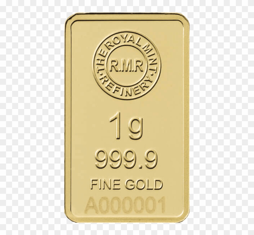 1 G Gold Bar Minted - 1 G Gold Bar Clipart #708123