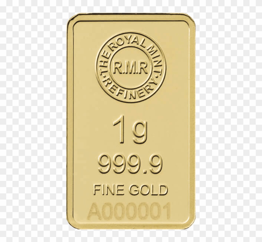 1 G Gold Bar Minted - 1 G Gold Bar Clipart