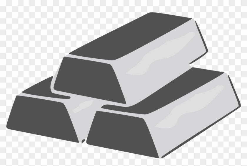 Gold Bricks Computer Icons Gold Bar - Silver Bar Clipart - Png Download