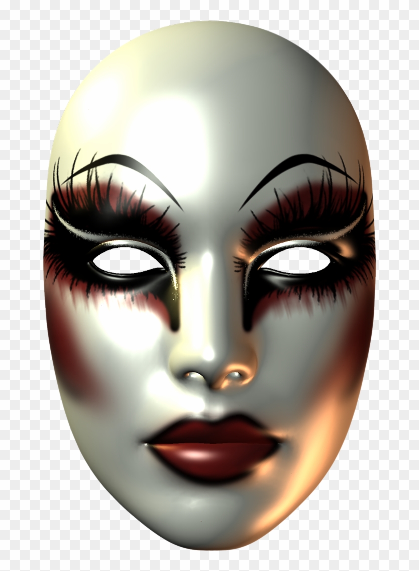 Female Carnival Mask Png Clip Art Image - Female Face Mask Png Transparent Png #708369