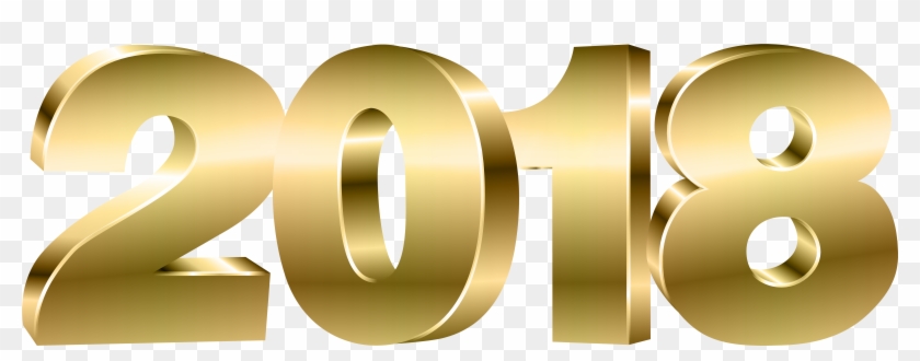 2018 Gold Png Clipart Image - 2018 With Transparent Background #708435