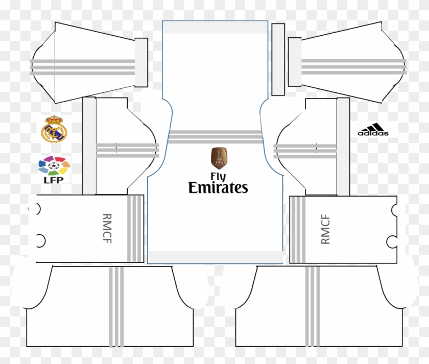Real Madrid Jersey - Real Madrid Open Jersey Clipart