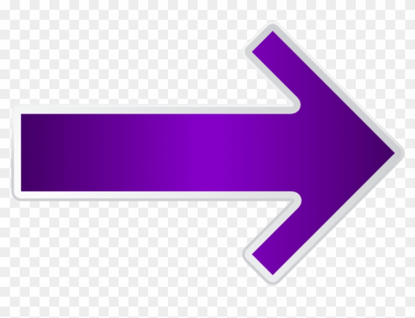 Free Png Download Arrow Purple Right Transparent Clipart - Sign