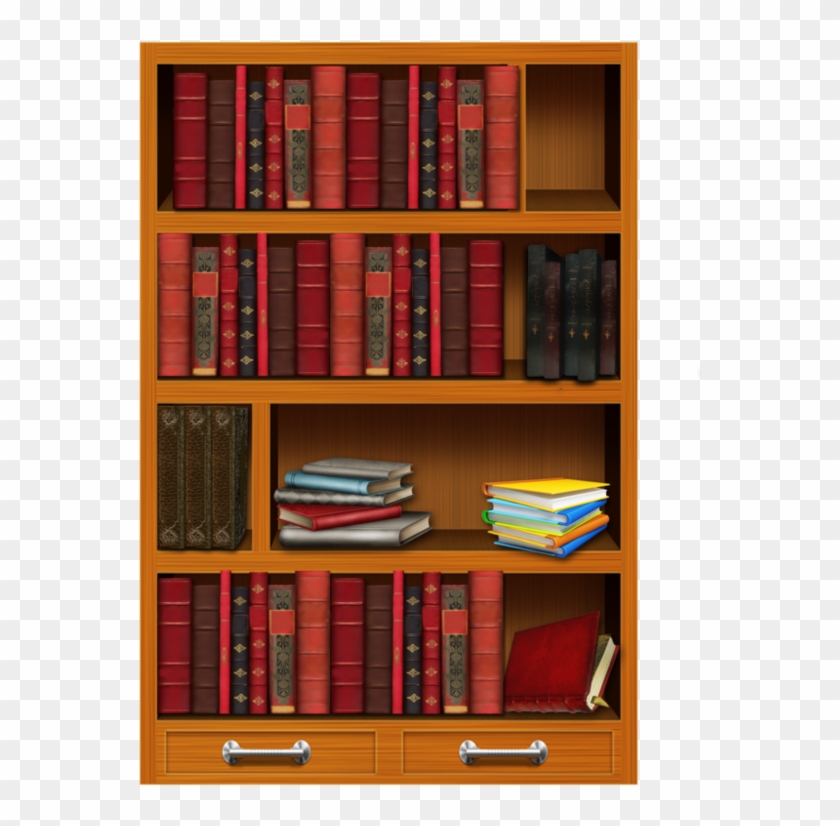 Png Bookshelf By Moonglowlilly Pluspng - Adesivo De Parede Copo De Leite Clipart #708516