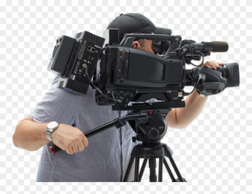 Engo Mobile Transmitter For Live Broadcasts - Video Camera Tripod Png Clipart #708631