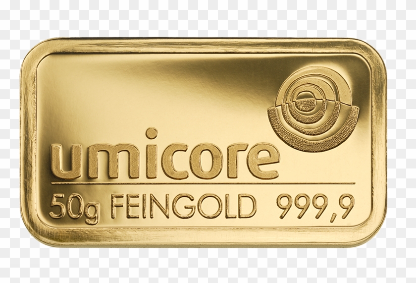 Goudbaar 50 Gram Goud - Goldbarren Clipart