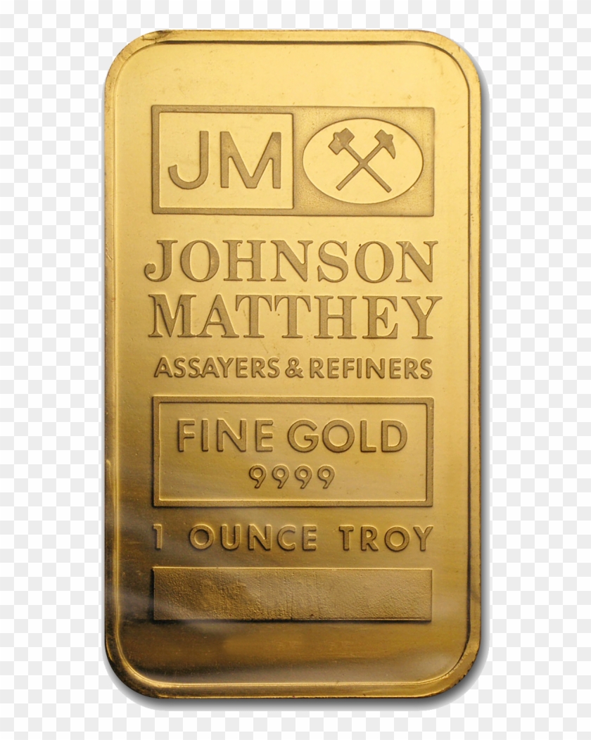 1 Oz Gold Johnson Matthey Bar - Sign Clipart #709276