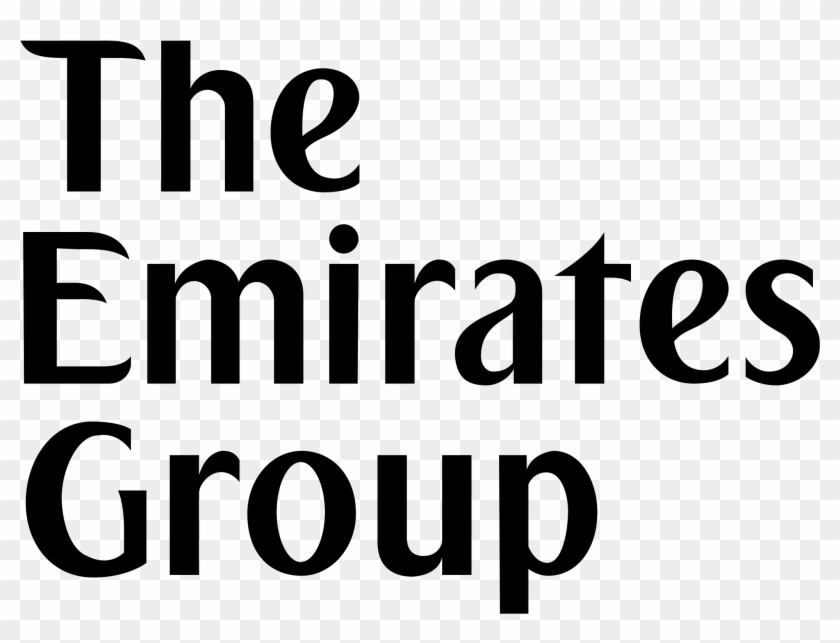 Emirates Group Logo Png Transparent - Emirates Font Free Download Clipart #709357