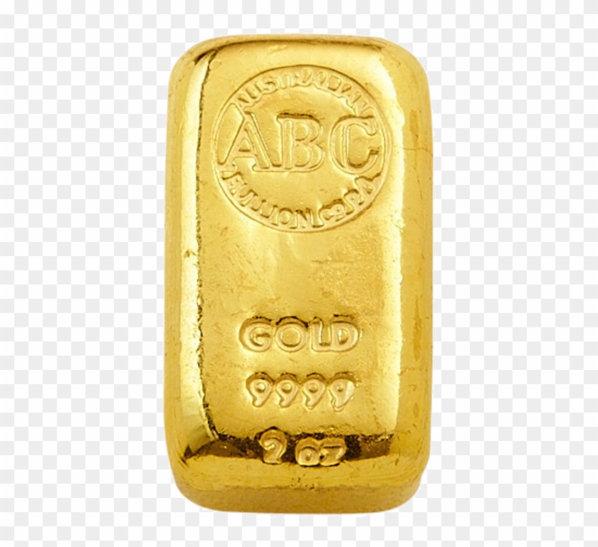 The Abc Bullion 2 Ounce Cast Gold Bar Is A Favourite - Gold Clipart #709432