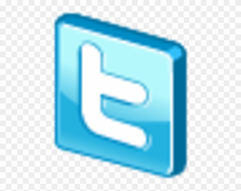 Twitter Icon Image - Electric Blue Clipart