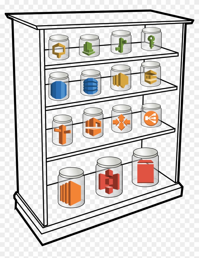 This Free Icons Png Design Of Aws Services Shelf Clipart