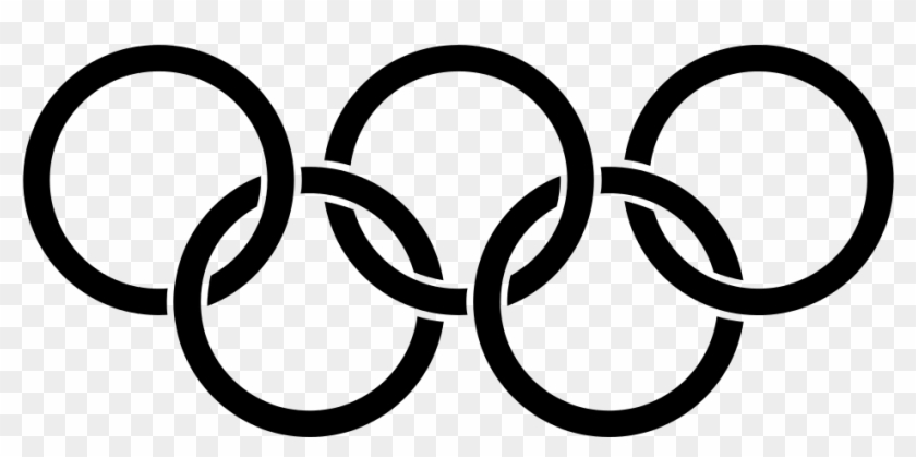 Olympic Rings Png - Olympic Games Logo Black Clipart #709873