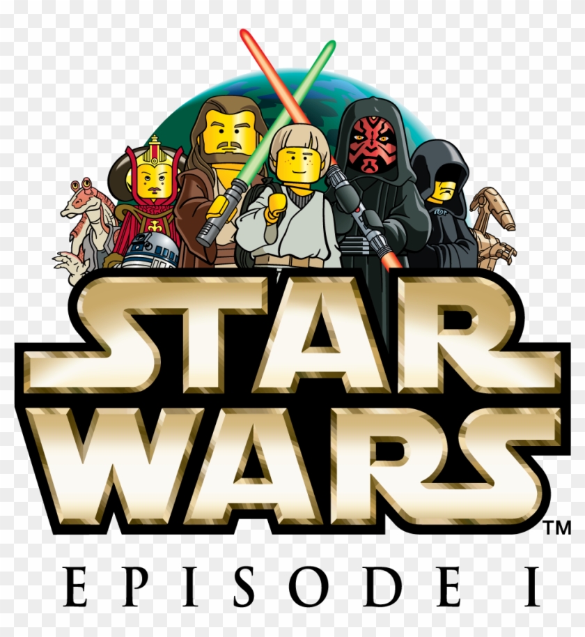 Imagethe Episode I Lego Star Wars Logo Used In Star Wars Clipart 709906 Pikpng