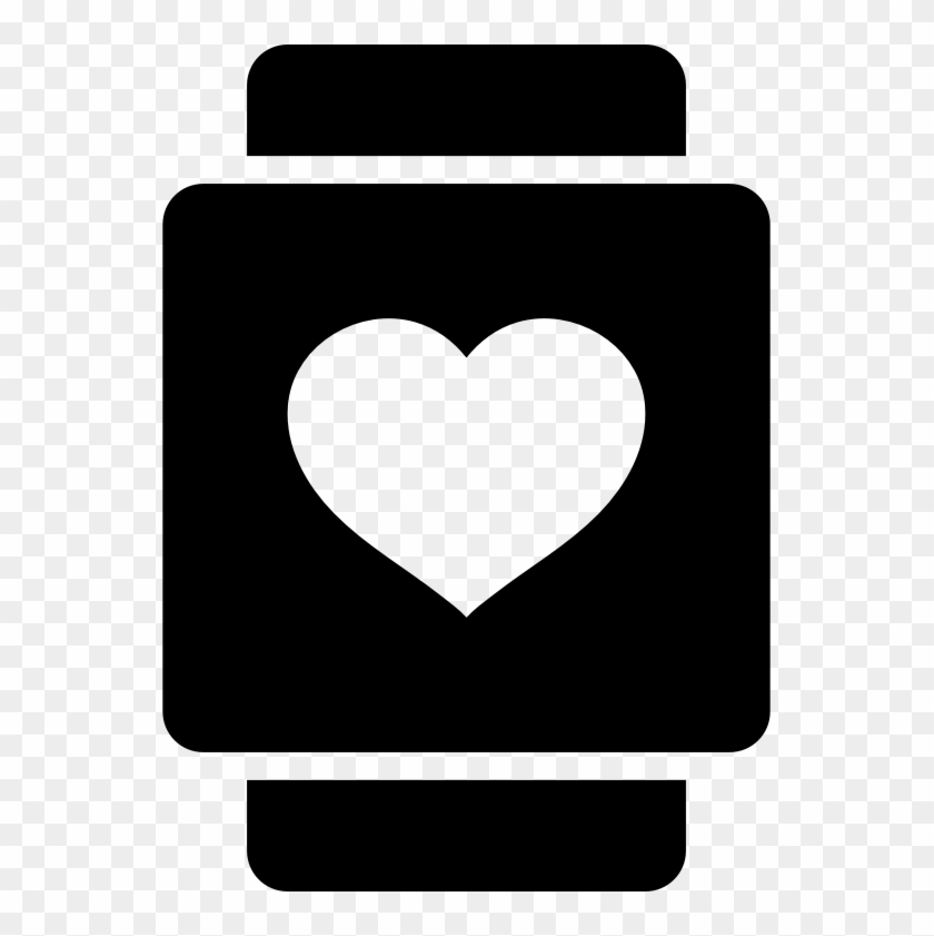 Icon Of A Smartwatch - Heart Clipart #709969