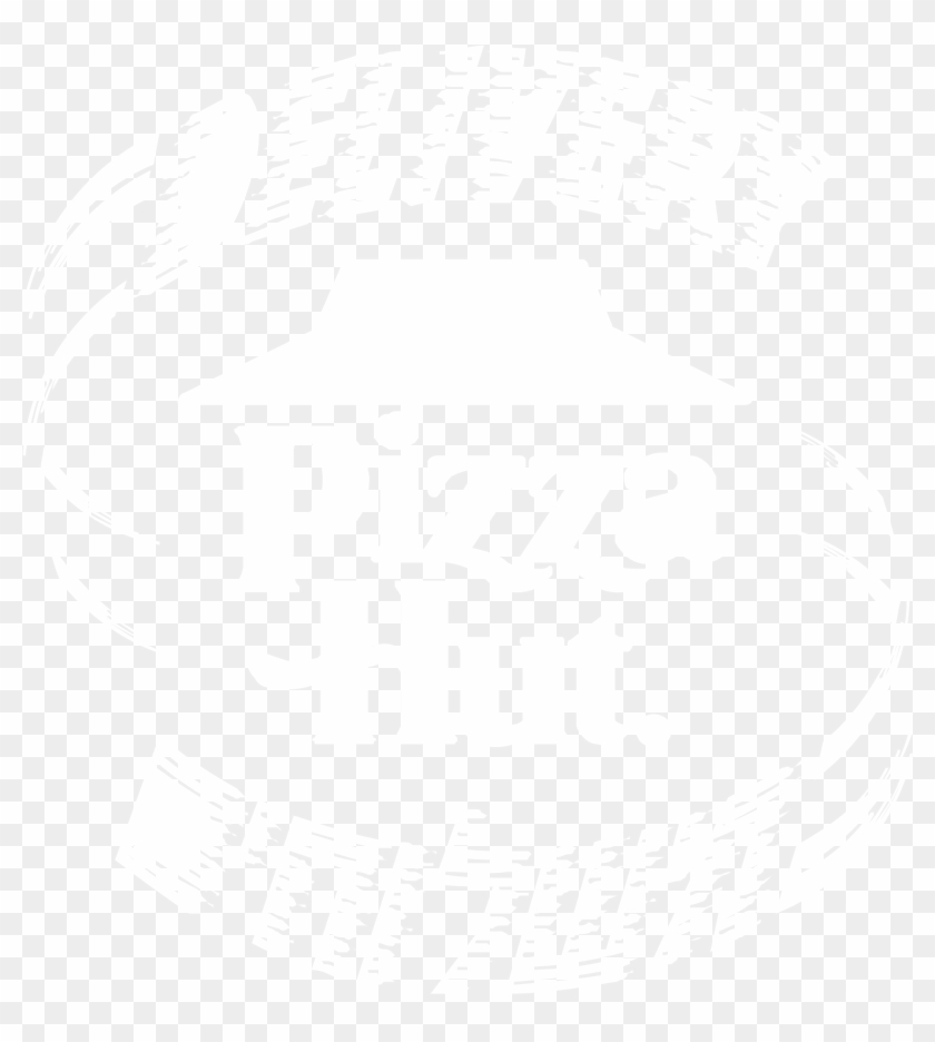 Pizza Hut Israel Logo Black And White - Johns Hopkins Logo White Clipart #709998