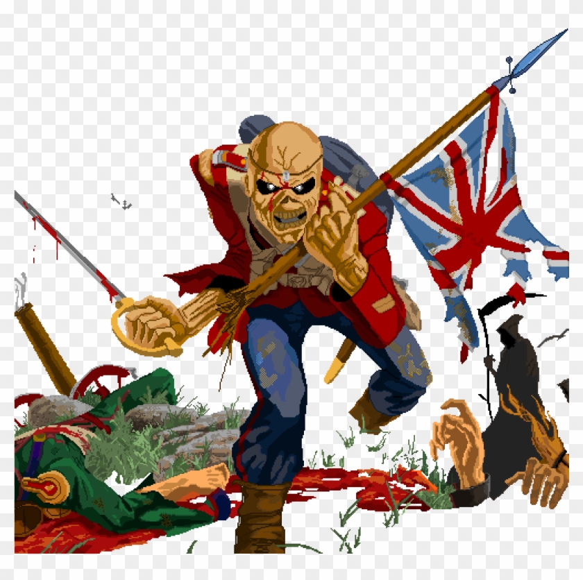 The Trooper - Iron Maiden Trooper Art Clipart