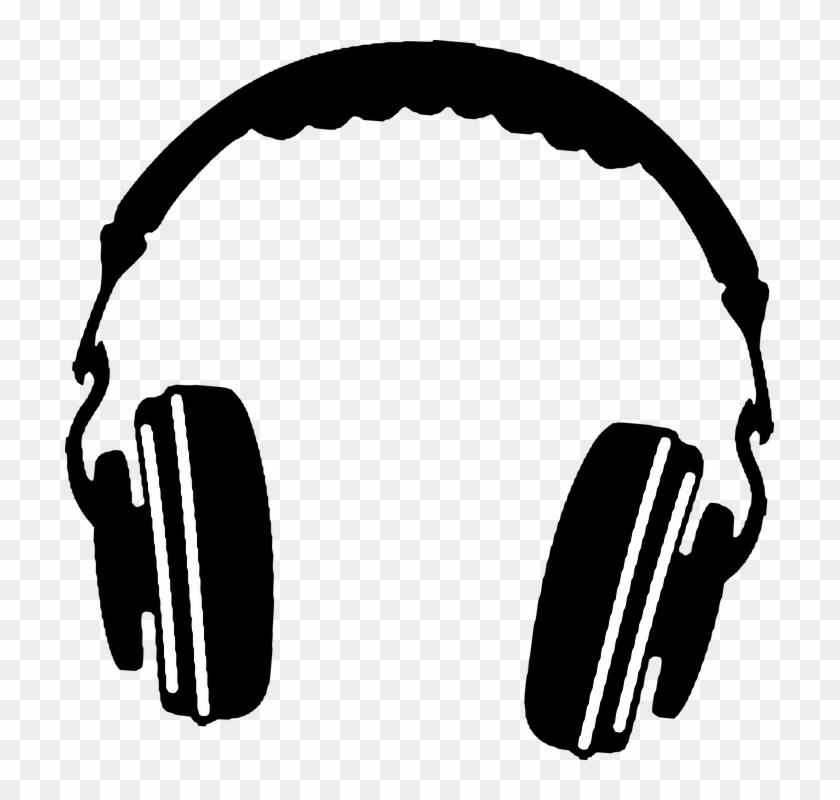 Headphones Vector Png - Headphone Silhouette Clipart #710077