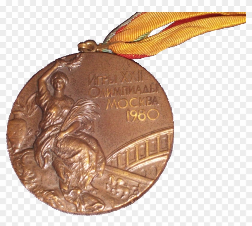 1980 Summer Olympics Bronze Medal Transparent - Bronze Medal Olympics Clipart
