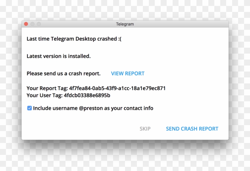 Please Try Alpha Version From Here - Telegram Desktop Crash Clipart #710394
