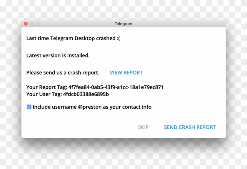 Please Try Alpha Version From Here - Telegram Desktop Crash Clipart