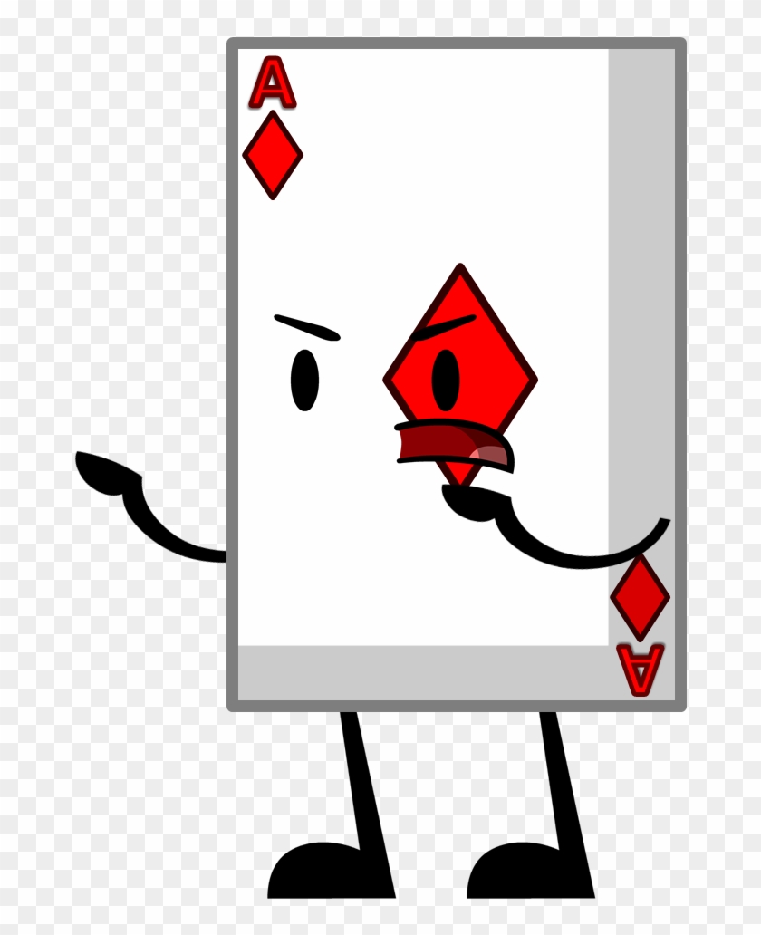 Bfdi Card , Png Download - Bfdi Playing Card Clipart