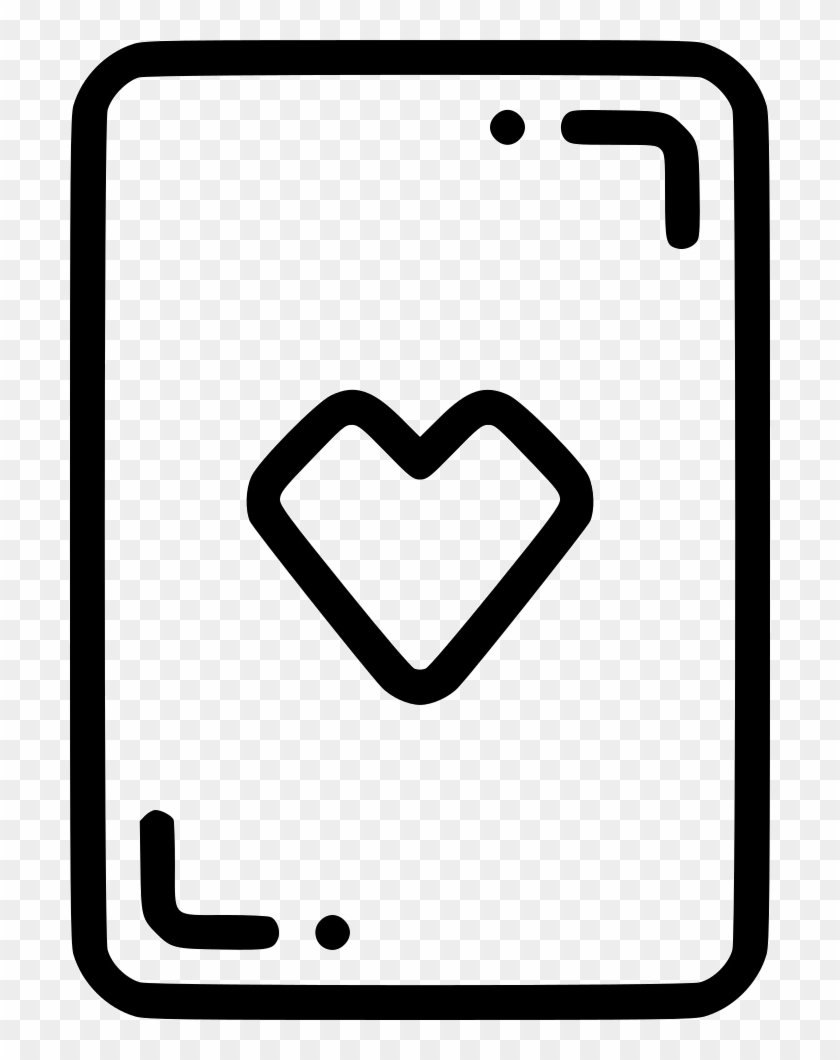 Casino Playing Card Heart Gamble Luck Comments - Gambling Clipart #710582
