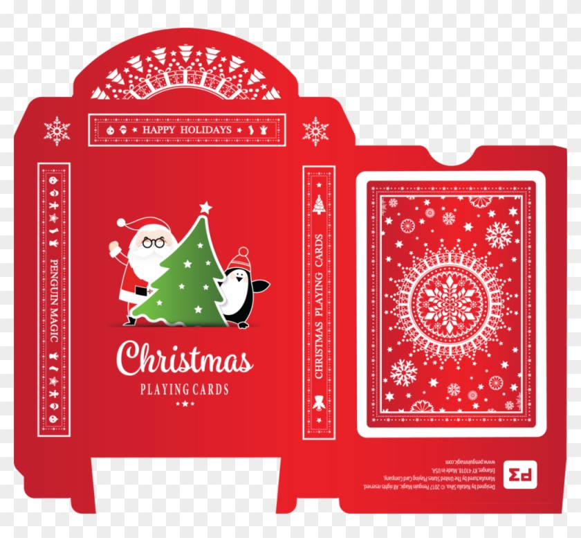 "christmas" Playing Cards 2017 Printed By Uspcc Natalia - Christmas Playing Cards Uspcc Clipart #710669