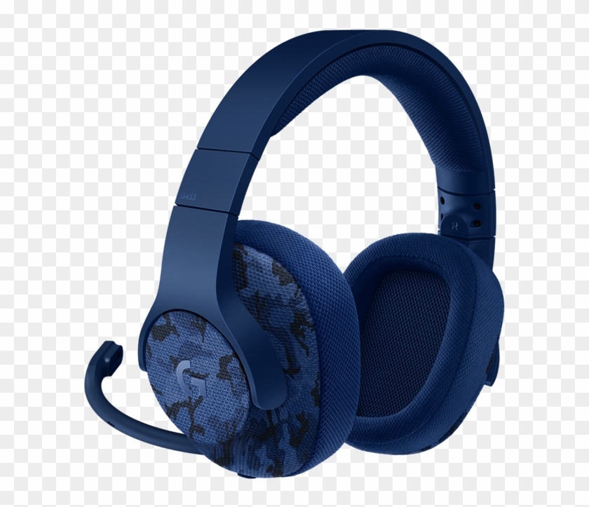 G433 G433 G433 G433 - G433 Blue Camo Logitech Clipart
