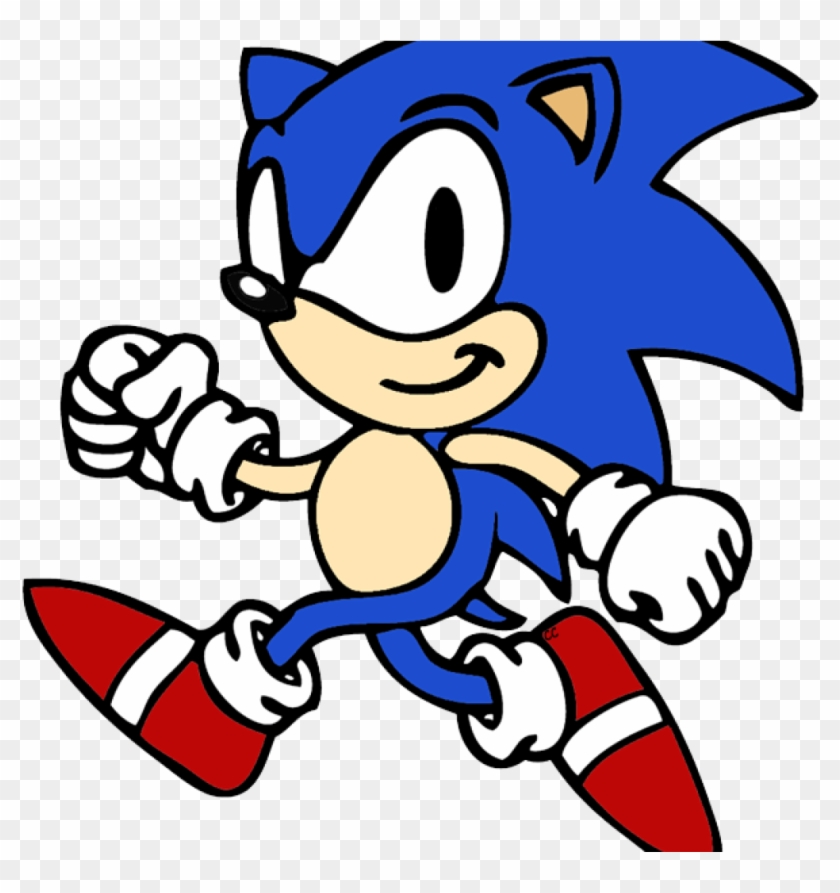 Sonic Clipart The Hedgehog Clip Art Cartoon Dinosaur - Colouring Paper For Sonic - Png Download