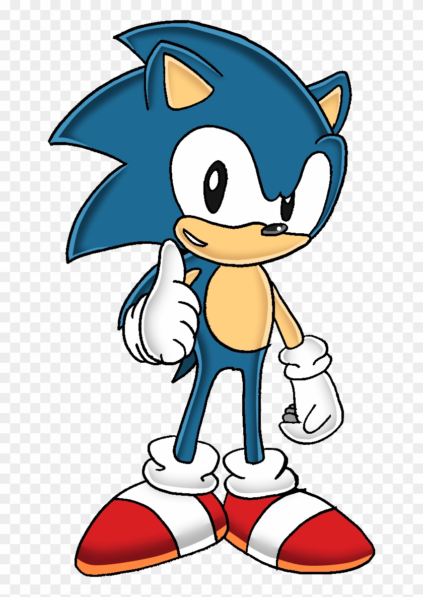 Sonic The Hedgehog Clipart Classic Sonic - Classic Sonic The Hedgehog Characters - Png Download #711494