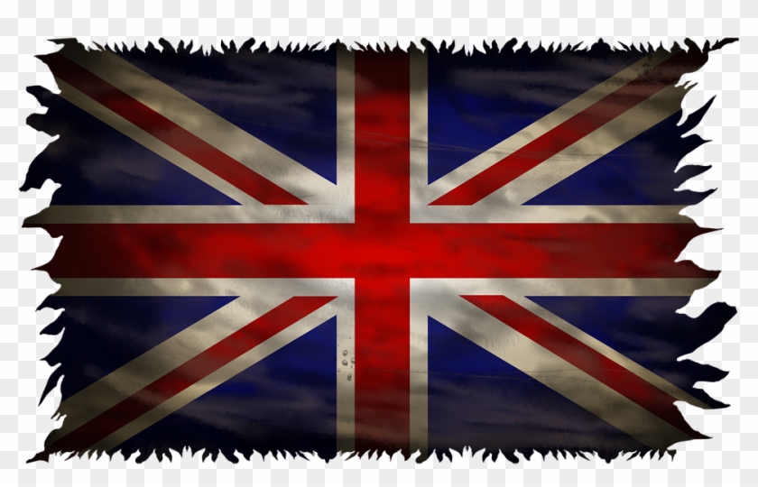 Grunge, Union Jack, Britain, England, Uk, Flag, Jack - Bandera De Sur De Australia Clipart #711757