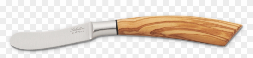Cheese Spreader Wood Handle - Utility Knife Clipart #711905